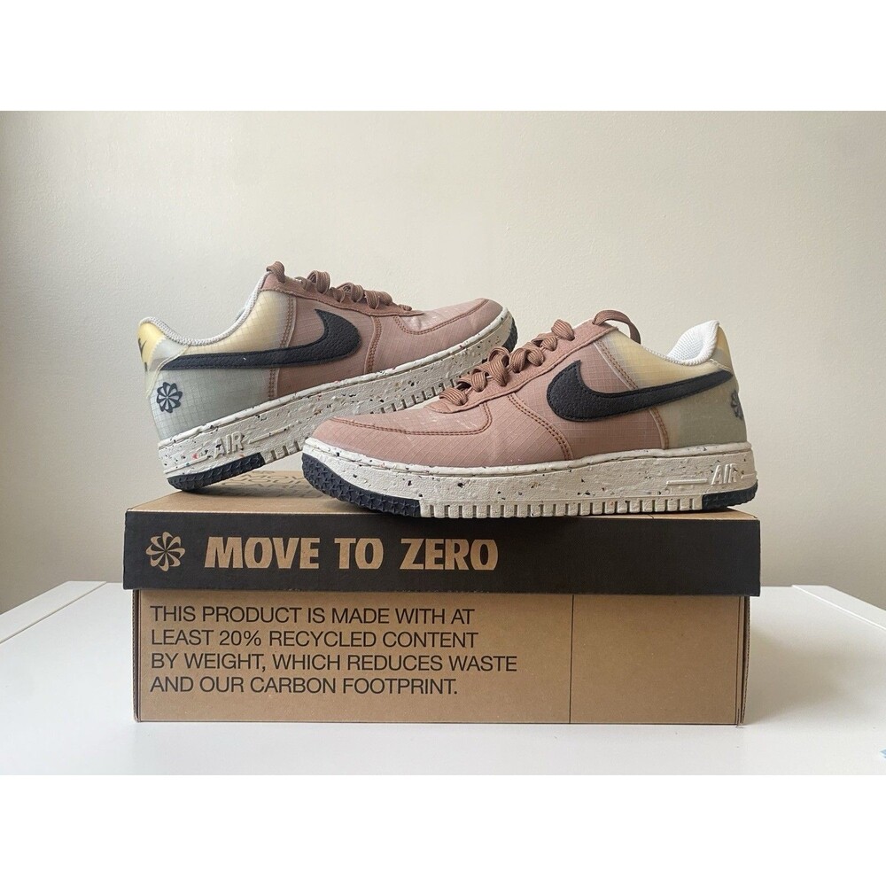 NEW Nike AF 1 Crater Men's Size 8.5 Archaeo Brown/Black-Light Bone DH2521-200